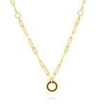 Load image into Gallery viewer, 18K Real Gold Linked Round Necklace
