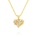 Load image into Gallery viewer, 18K Real Gold Heart Necklace
