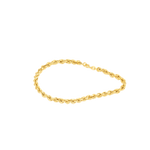 Load image into Gallery viewer, 18K Real Gold Rope Anklet