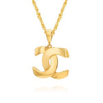 Load image into Gallery viewer, 18K Real Gold C.H Necklace