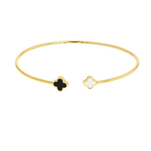 18K Real Gold V.C Adjustable Bangle