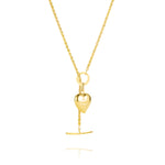 Load image into Gallery viewer, 18K Real Gold Heart Jewelry Set

