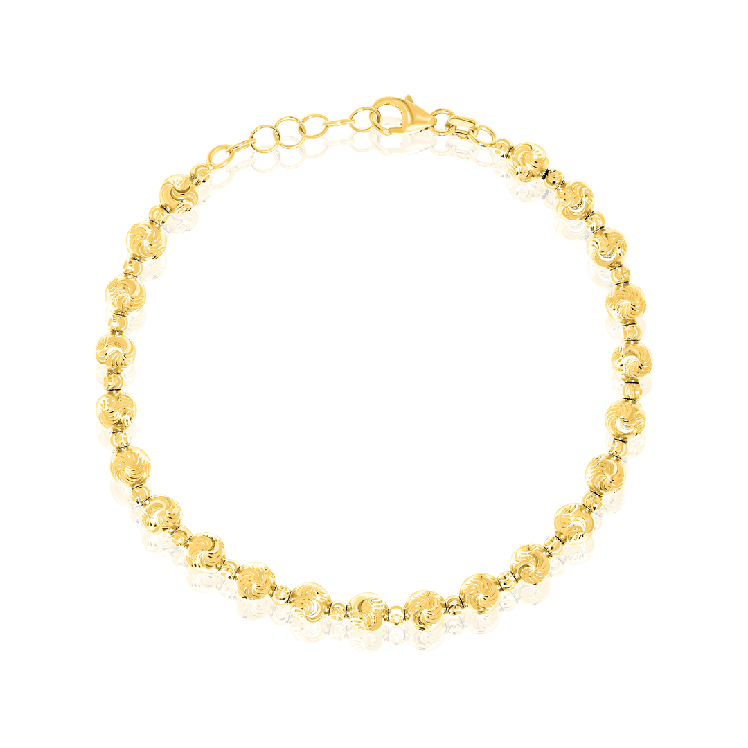 18K Real Gold Seed Bracelet
