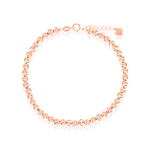 Load image into Gallery viewer, 18K Real Rose Gold Seed Bracelet
