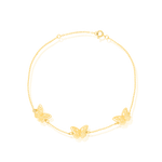 Load image into Gallery viewer, 18K Real Gold Butterfly Bracelet