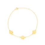 Load image into Gallery viewer, 18K Real Gold Flower Bracelet