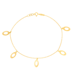 Load image into Gallery viewer, 18K Real Gold Oval Bracelet