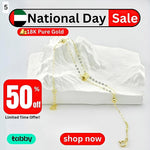 Load image into Gallery viewer, 18K Real Gold Double Layer Thin Seed Bracelet