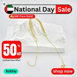 Load image into Gallery viewer, 18K Real Gold Seed Bracelet