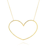 Load image into Gallery viewer, 18K Real Gold Heart Necklace