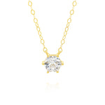 Load image into Gallery viewer, 18K Real Gold Stone Necklace