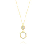 Load image into Gallery viewer, 18K Real Gold Stone Necklace