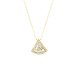 Load image into Gallery viewer, 18K Real Gold Hanging Stone Necklace
