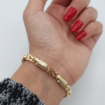 Load image into Gallery viewer, 18K Real Gold Elegant Linked Bracelet

