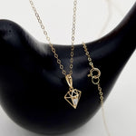 Load image into Gallery viewer, 18K Real Gold Diamond Design Stone Necklace
