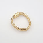 Load image into Gallery viewer, 18K Real Gold Twisted Ring
