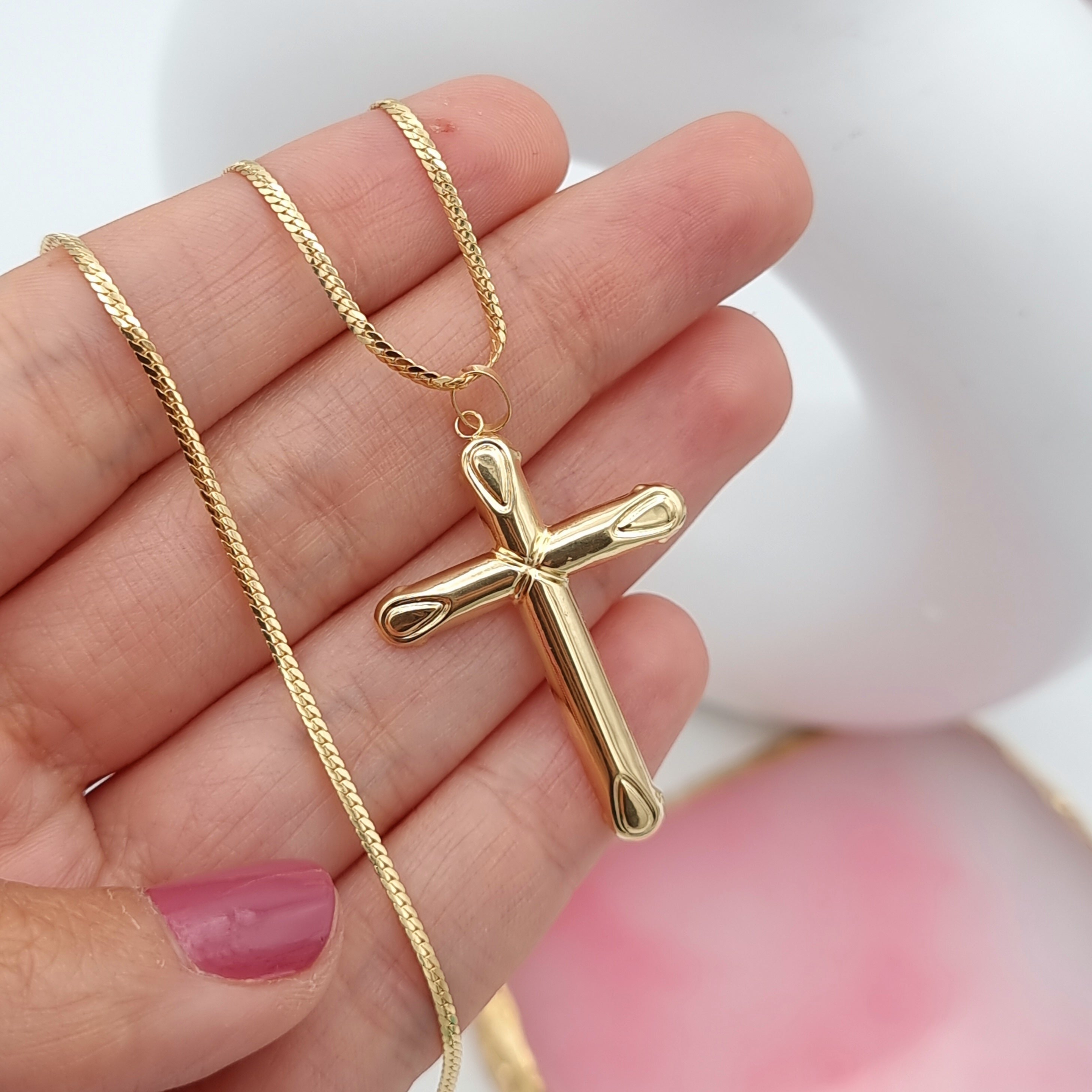 Kay Jewelers Gold Cross Necklace Gold Necklace Men Gold Chan