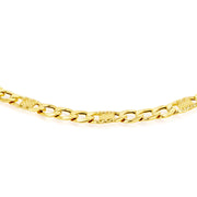 18K Real Gold Linked Bracelet
