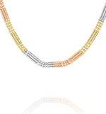 Load image into Gallery viewer, 18K Real Gold 3 Color Layer Seed Chain
