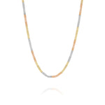 Load image into Gallery viewer, 18K Real Gold 3 Color Layer Seed Chain
