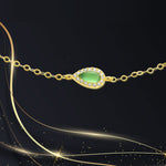 Load image into Gallery viewer, 18K Real Gold Fine Stone Bracelet
