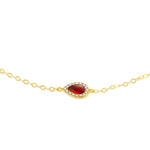 Load image into Gallery viewer, 18K Real Gold Fine Stone Bracelet
