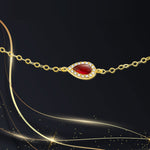 Load image into Gallery viewer, 18K Real Gold Fine Stone Bracelet
