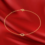 Load image into Gallery viewer, 18K Real Gold Fine Stone Bracelet
