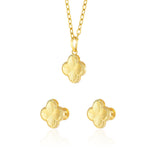 Load image into Gallery viewer, 18K Pure Gold Flower Screw Jewelry Set
