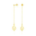 Load image into Gallery viewer, 18K Real Gold Hanging Drop Earring Set

