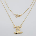 Load image into Gallery viewer, 18K Real Gold Elegant C.H Stone Necklace
