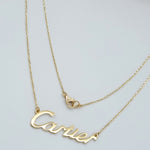 Load image into Gallery viewer, 18K Real Gold C.R Necklace
