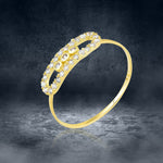 Load image into Gallery viewer, 18K Real Gold Stone Ring
