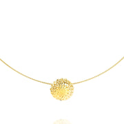 18K Real Gold Flower Necklace
