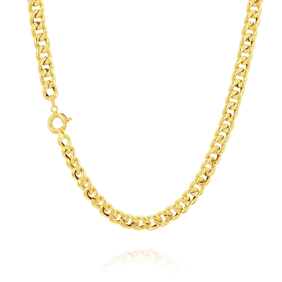 18K Real Gold Elegant Linked Chain