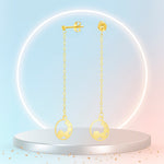 Load image into Gallery viewer, 18K Real Gold Hanging Round Earring Set
