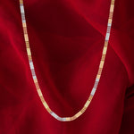 Load image into Gallery viewer, 18K Real Gold 3 Color Layer Seed Chain

