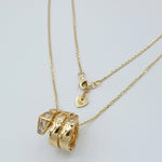 Load image into Gallery viewer, 18K Real Gold Elegant Stone Necklace
