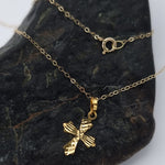 Load image into Gallery viewer, 18K Real Gold Cross Necklace

