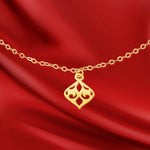 Load image into Gallery viewer, 18K Real Gold Fine Leaf Bracelet
