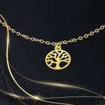 Load image into Gallery viewer, 18K Real Gold Fine Tree Bracelet
