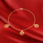 Load image into Gallery viewer, 18K Real Gold Fine Tree Bracelet
