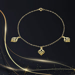 Load image into Gallery viewer, 18K Real Gold Fine Leaf Bracelet
