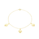 Load image into Gallery viewer, 18K Real Gold Fine Leaf Bracelet
