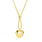 Load image into Gallery viewer, 18K Real Gold Elegant Heart Necklace