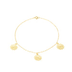 Load image into Gallery viewer, 18K Real Gold Fine Flower Bracelet
