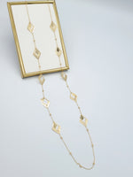 Load image into Gallery viewer, 18K Real Gold Long Necklace
