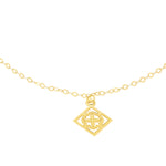 Load image into Gallery viewer, 18K Real Gold Fine Square Bracelet
