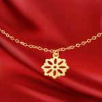 Load image into Gallery viewer, 18K Real Gold Fine Flower Bracelet
