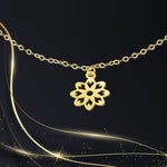Load image into Gallery viewer, 18K Real Gold Fine Flower Bracelet
